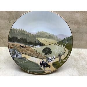 Collector Plate 'The Old Automobile' by Grandma Moses #788/5000